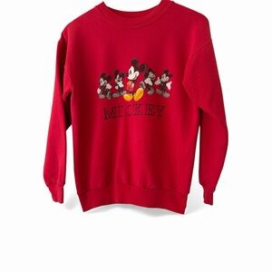 Vintage Disney Store Mickey Sweatshirt Size Small